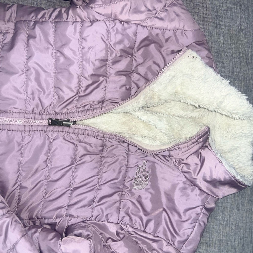 The North Face Purple Puffer Jacket